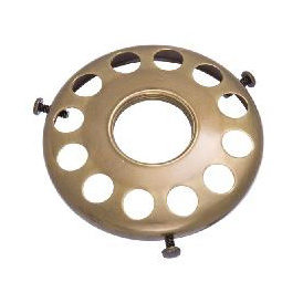 Soporte para pantalla de latón hilado