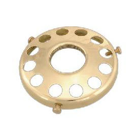 Soporte para pantalla de latón hilado