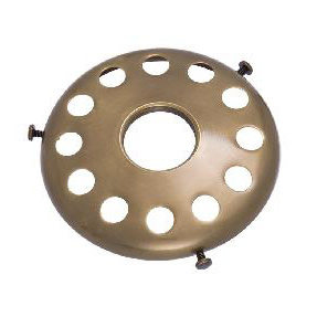 Soporte para pantalla de latón hilado