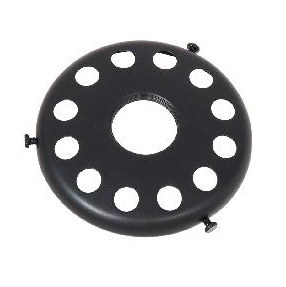 Soporte para pantalla de latón hilado