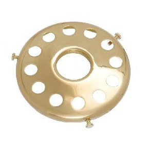 Soporte para pantalla de latón hilado