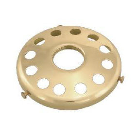 Soporte para pantalla de latón hilado
